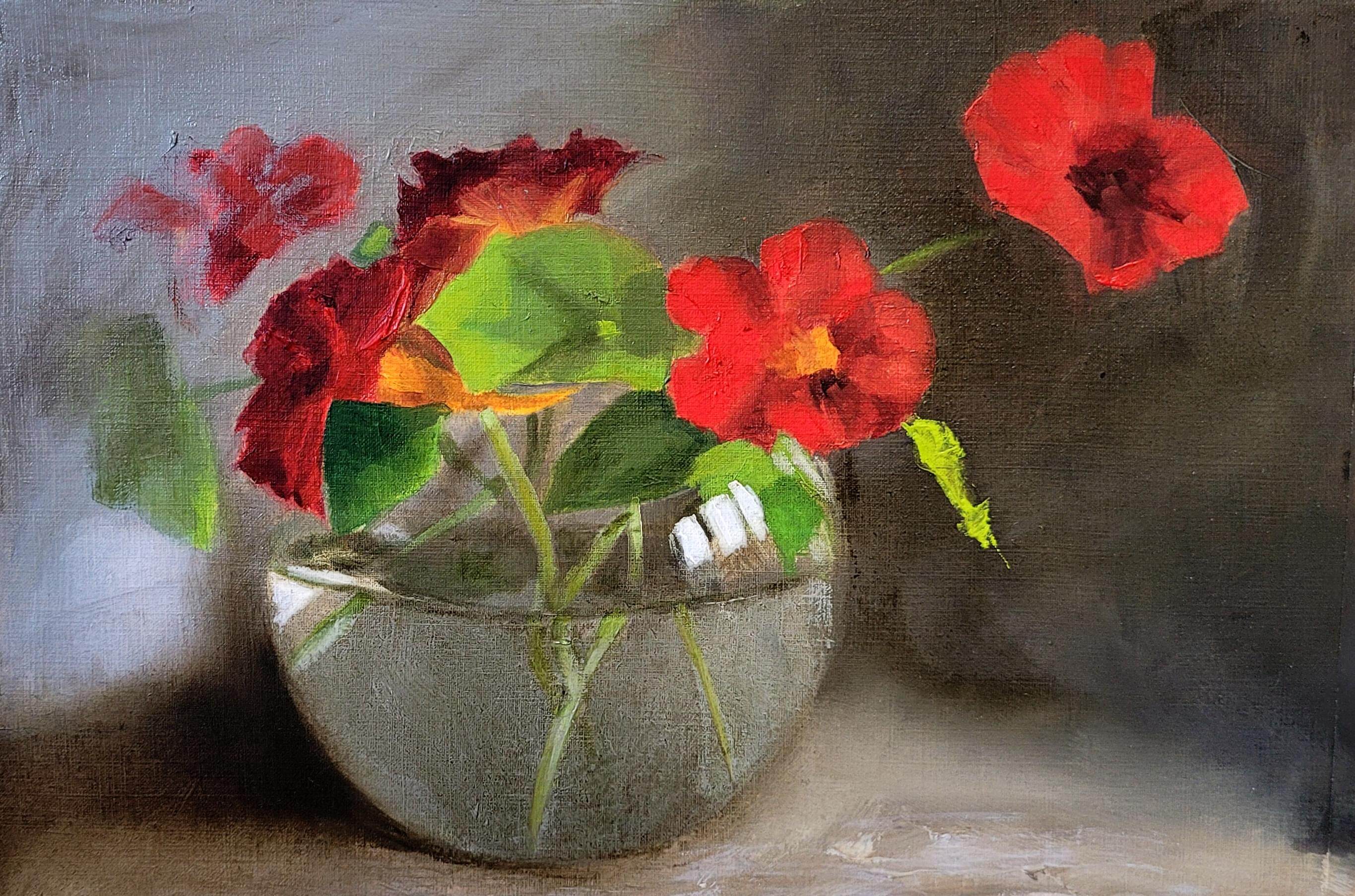 Nasturtiums_20.8 x 28.8 cm_$550