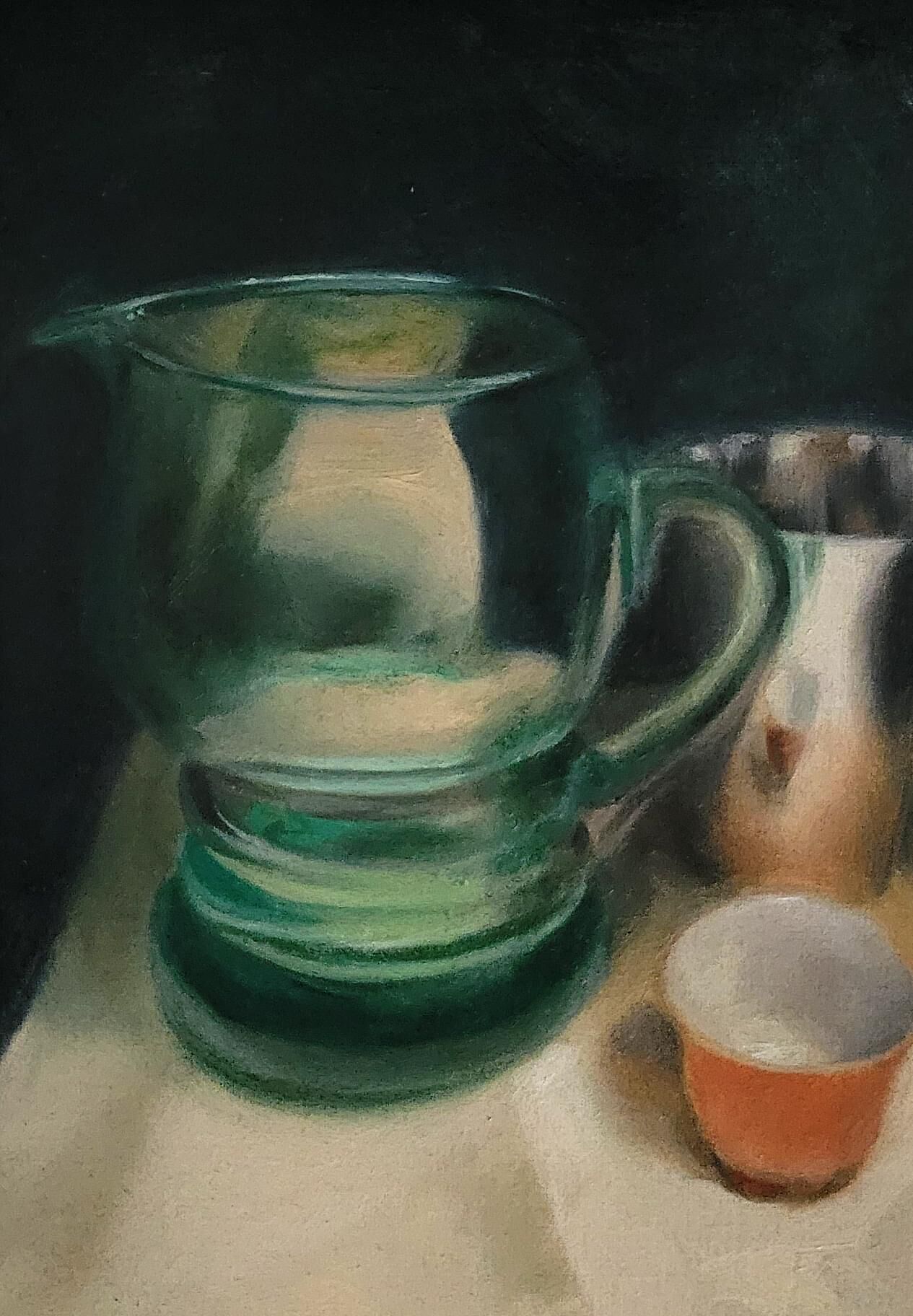 Cally Lotz_Pause_2024_Oil on Paper_18.8 x 13 cms